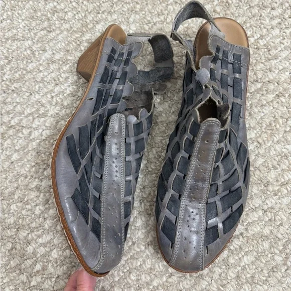 Rieker | Shoes | Rieker Sina Leather Woven Slingback Sandal  display picture 2